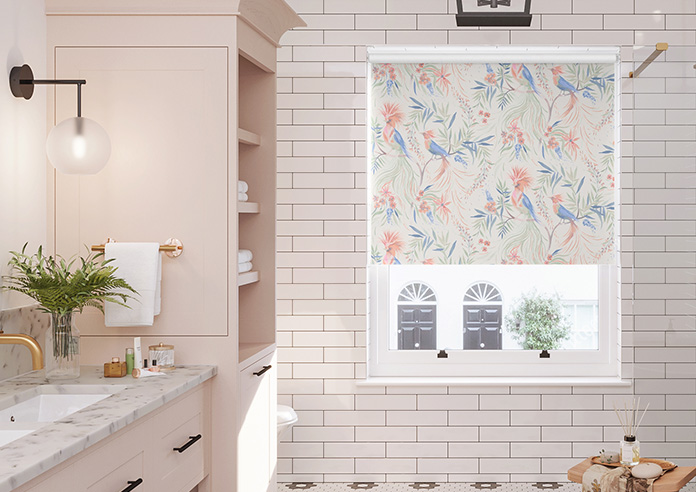Birds of Paradise, Cream - Twist&Fit Roller Blind - Image 3